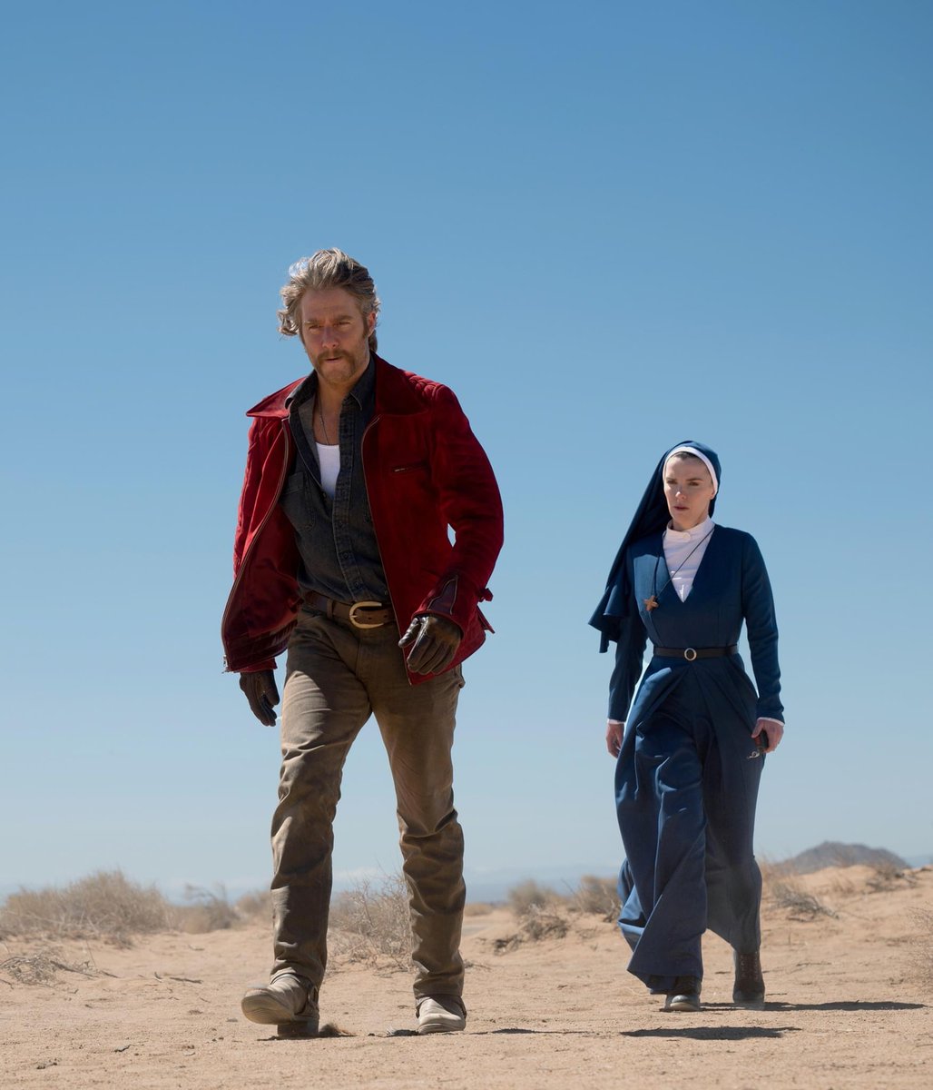 As the offbeat <a href="/peacock/">Peacock</a> series #MrsDavis -- about the battle against an artificial intelligence -- starts streaming today, co-star <a href="/JakeMcDorman/">-</a> tells us just how different it is: rb.gy/hy0jf