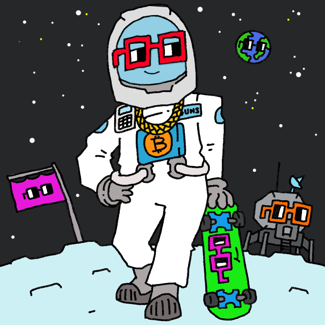 If you're missing our weekly <a href="/nouncil/">Nouncil</a> meetings, not only are you missing some of the most thoughtful discussion re: <a href="/nounsdao/">Nouns</a> proposals, but you're also missing <a href="/skipperlee_eth/">Skipper Lee</a>'s live sketches of our chats. Like this one of <a href="/TheCryptoBubble/">Lil Bubble</a> (colored by yours truly)