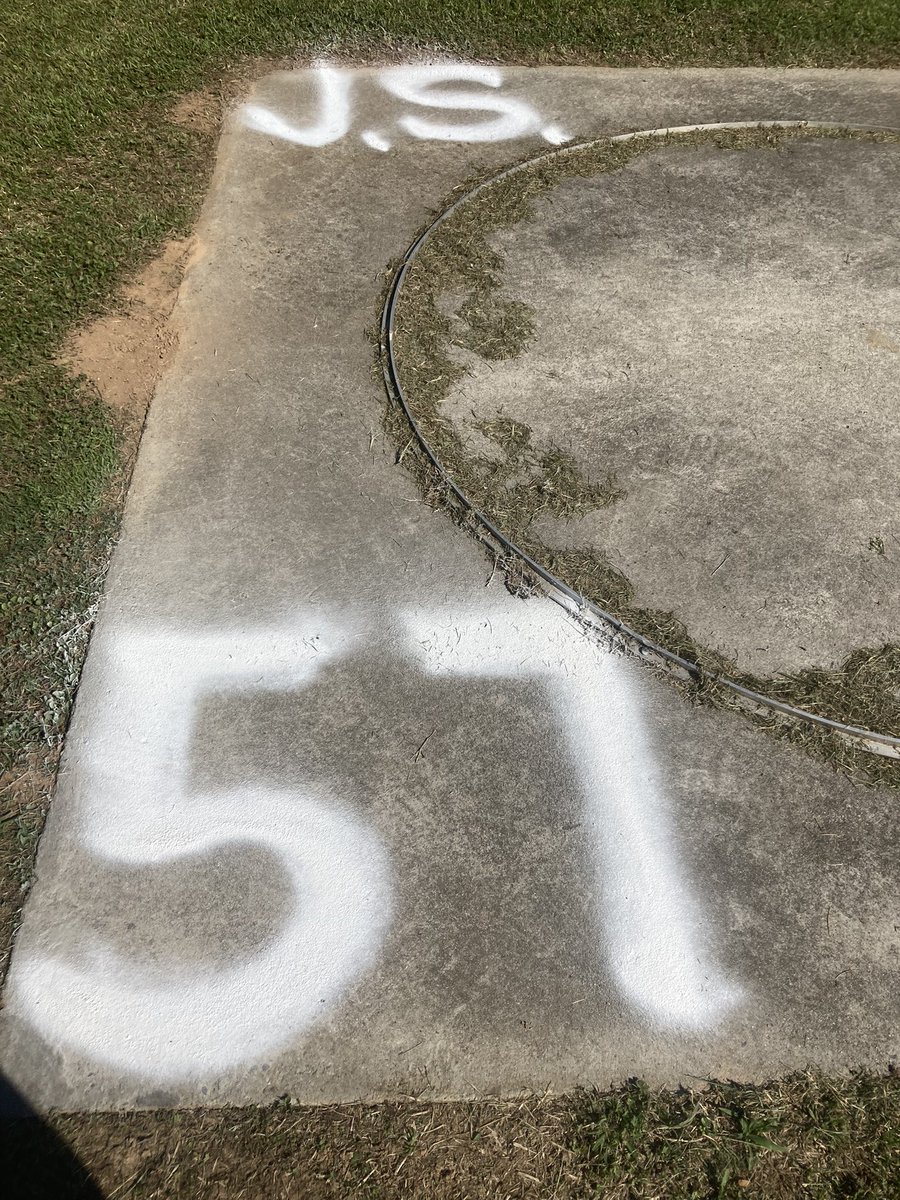 CoachYoung53's tweet photo. As a coach you have athletes that you “call the great ones” Jackson was one of those for me! Every time I come to our throwers circle I cant help but think of #57’s leadership and hard work. Gone but not forgotten! https://t.co/QyhWju7ggg