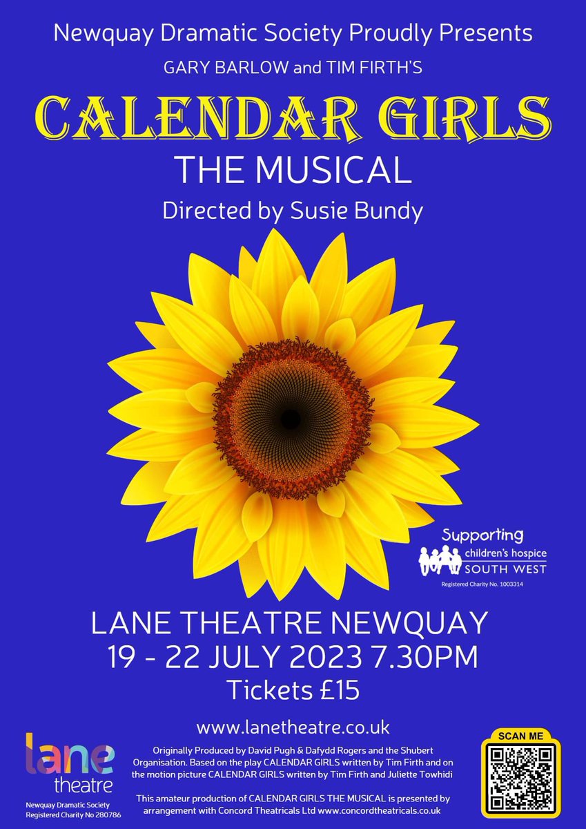Excited to have been cast as Danny in Calendar Girls at the Lane Theatre this Summer. 19-22 July. Tickets selling fast! Buy tickets at lanetheatre.co.uk/calendar-girls…