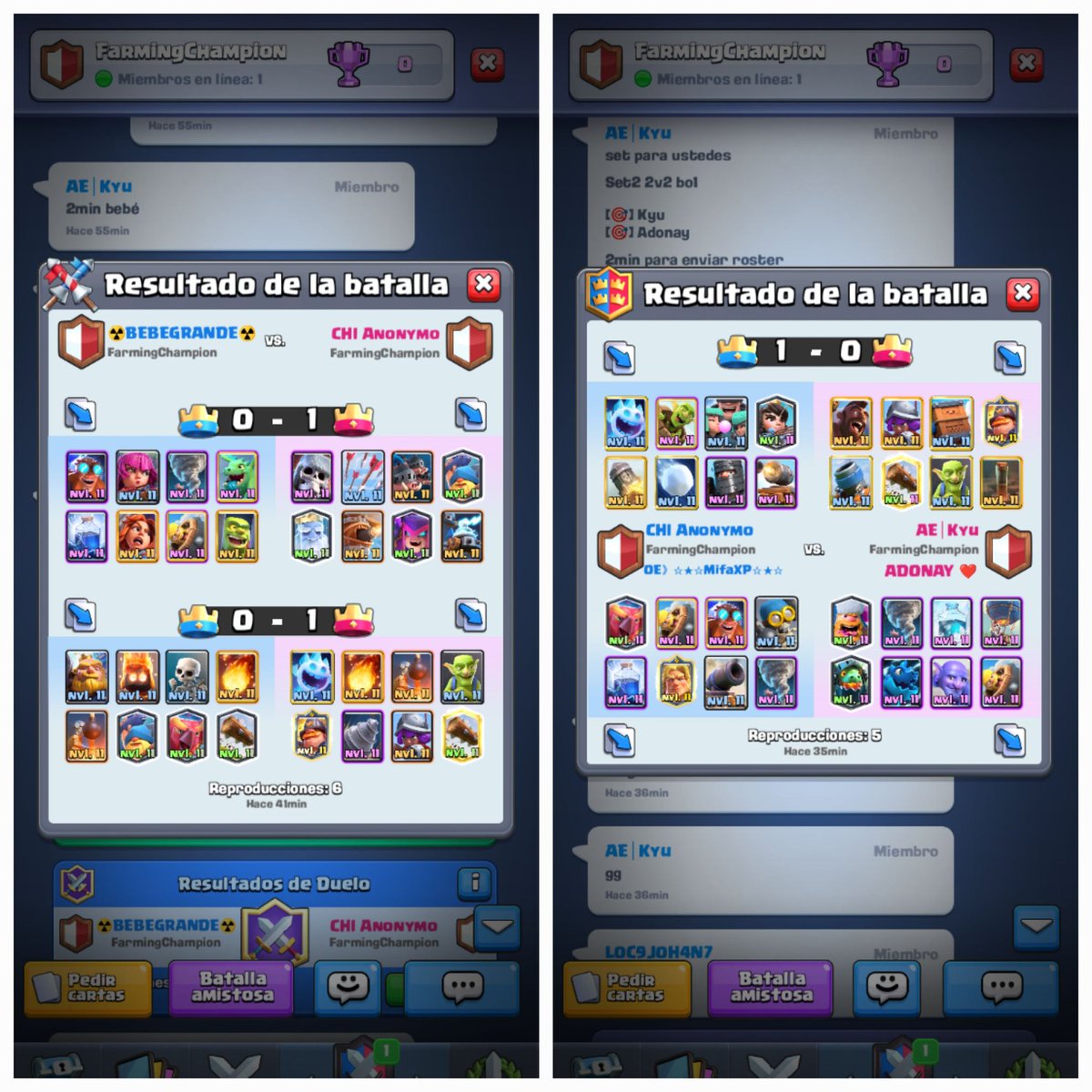 OlimposEsport's tweet photo. #ClashRoyale #CR
Ayer ganamos un partido importante
Marcador de 2-0 ante @ArquerosEsports en la @e_SportChampion #FarmingChampionship
Jugador destacado @Anonymo_CR y @MifaXP ceo del equipo y tambien ayer estuvo supliendo como jugador🙂 https://t.co/Wc1jN5KiPx