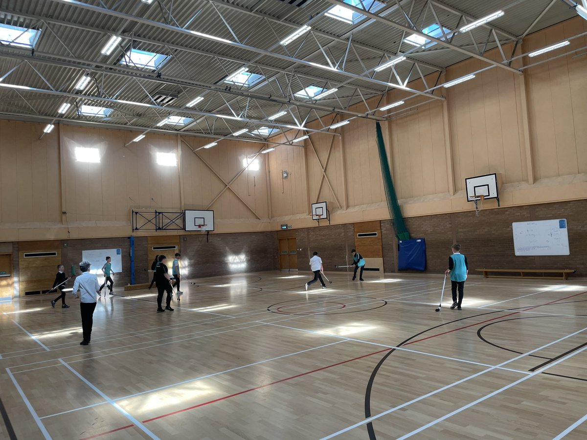 Last lunchtime S1 indoor Shinty today before exams start next week in the other hall🏑
Great to see numbers increasing with pupils that have never played shinty before and wanted to give it a go and them now becoming regulars🤩 future is looking bright☀️#shinty