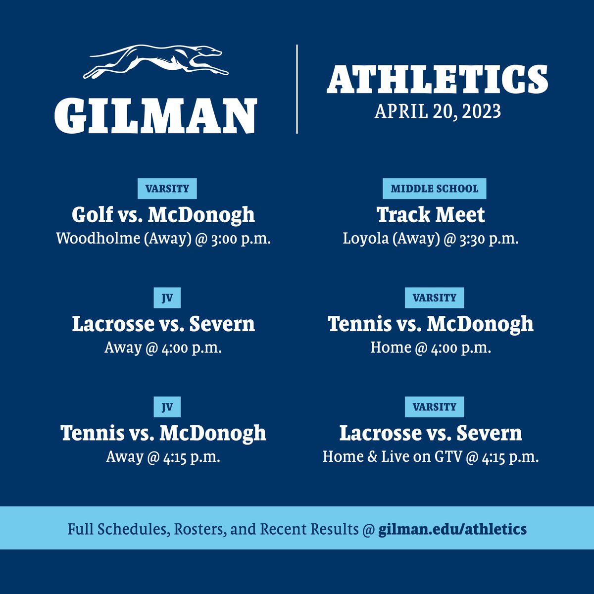 If you’d like to Cath the <a href="/GilmanLacrosse/">Gilman Lacrosse</a> game on <a href="/Greyhound_TV/">Greyhound TV</a> here is the link:

youtube.com/live/XpvHAMG2u…