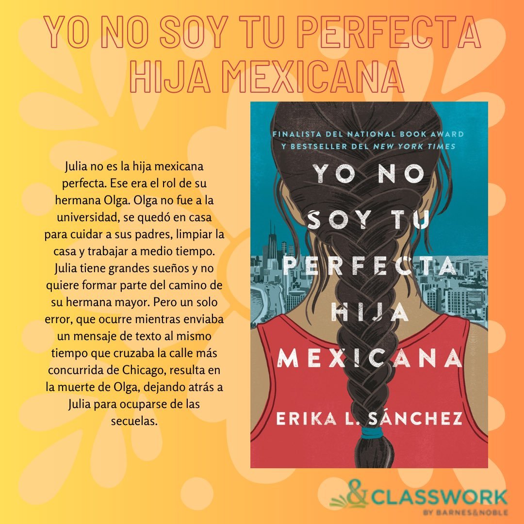 #DiscoveryThursday brings us a book in Spanish—Yo No Soy Tú Perfecta Hija Mexicana. This YA novel is about a teenager coming to terms with losing her sister and finding herself amid the pressures, expectations, and stereotypes of growing up in a Mexican American home.