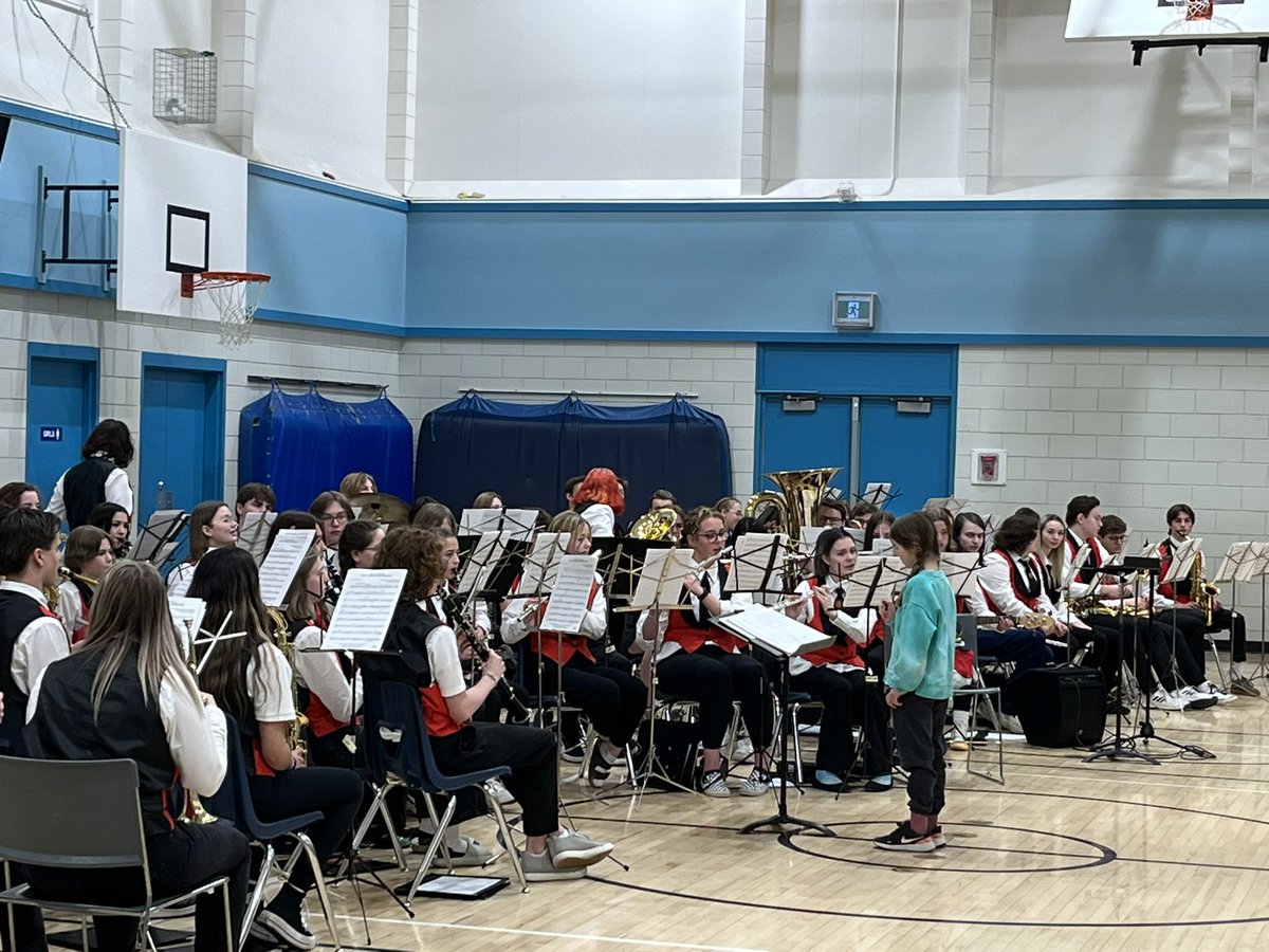 ahcares's tweet photo. WR Myers High school Band today with a special guest director 😊 https://t.co/ZpzduqLVrW