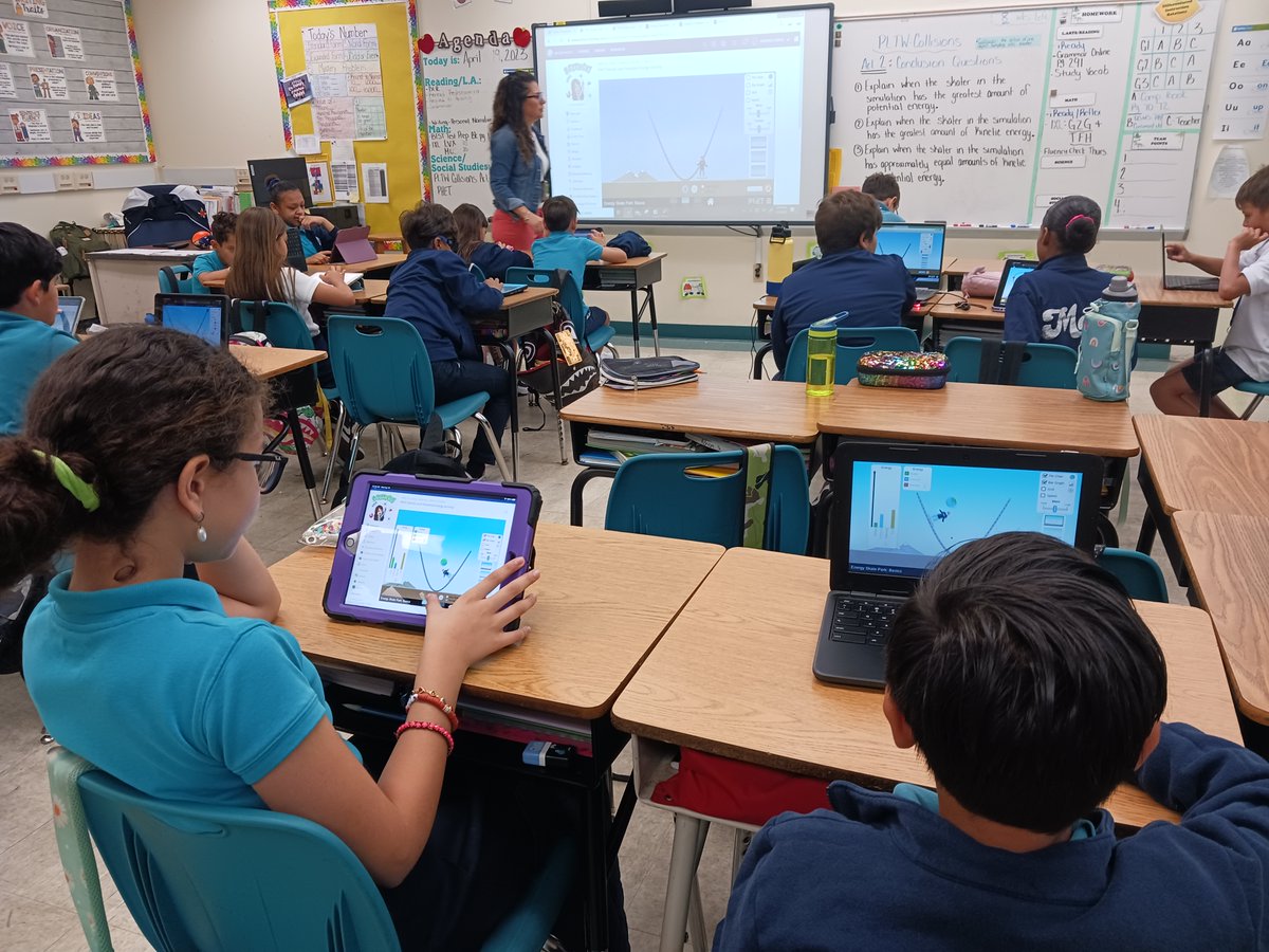 Mary_Murphy17's tweet image. PreK-8 powerful STEM pipeline w/ @PLTWorg at Eugenia B. Thomas K8 in @MDCPS! In partnership w/ @Verizon, Ss in 7/8th gr showing their security designs coding micro-bit alarms!  4th gr skateboard track design for energy!  PreK Ss (4yrs old!) work in teams-Living&amp;amp;NonLiving things!