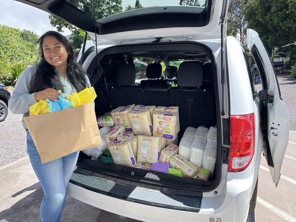 HawaiiDiaper's tweet photo. First round of April orders going out around the island! Mahalo to our amazing partners for all the work you do for Hawai‘i! #ThankfulThursday
#HawaiiDiaperBank #commUNITY #partner #pickups #forourkeiki #wipeoutdiaperneed #make1in3nonein3 https://t.co/x7lqpRjZGr