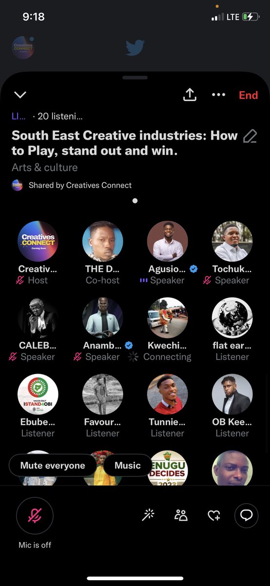 Creatives__con's tweet photo. A very big thank you to @AfiaTvOfficial @IamAwesomeJosh @Dheycallmechoko @K_legalofficial @UchePOkoye and all of you that joined the space!

Due to network glitches we have to adjourn the space to the nearest future. 
It was such an enlightening space!

Check out the recordings! https://t.co/xqwueQ44Qq