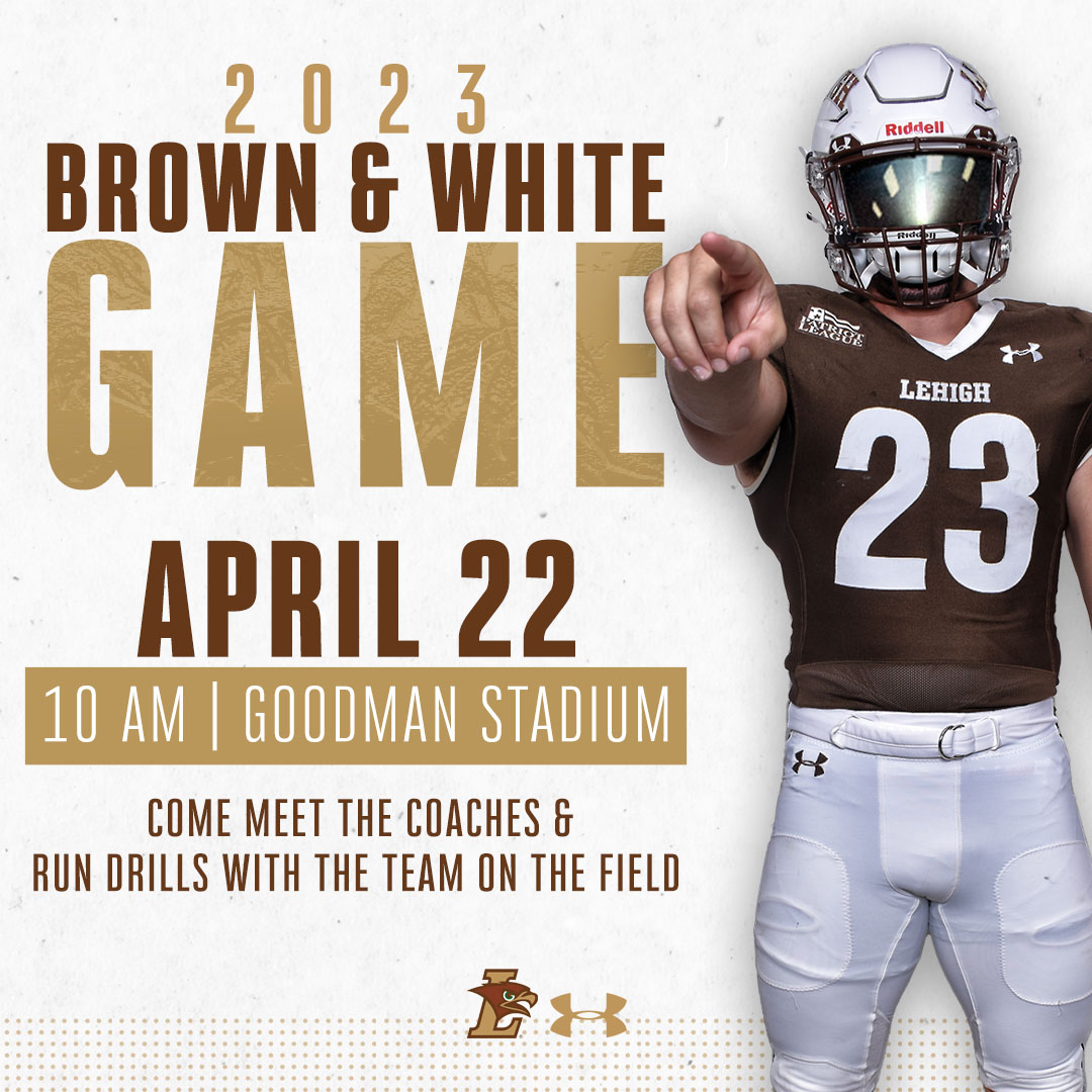 🟤⚪The Mountain Hawks are back at Goodman Stadium to wrap up spring ball with the Brown and White Game! 🟤⚪ The event features FREE admission and a chance for interaction with players and coaches! lehighsports.com/news/2023/4/20… #GoLehigh #TheNest