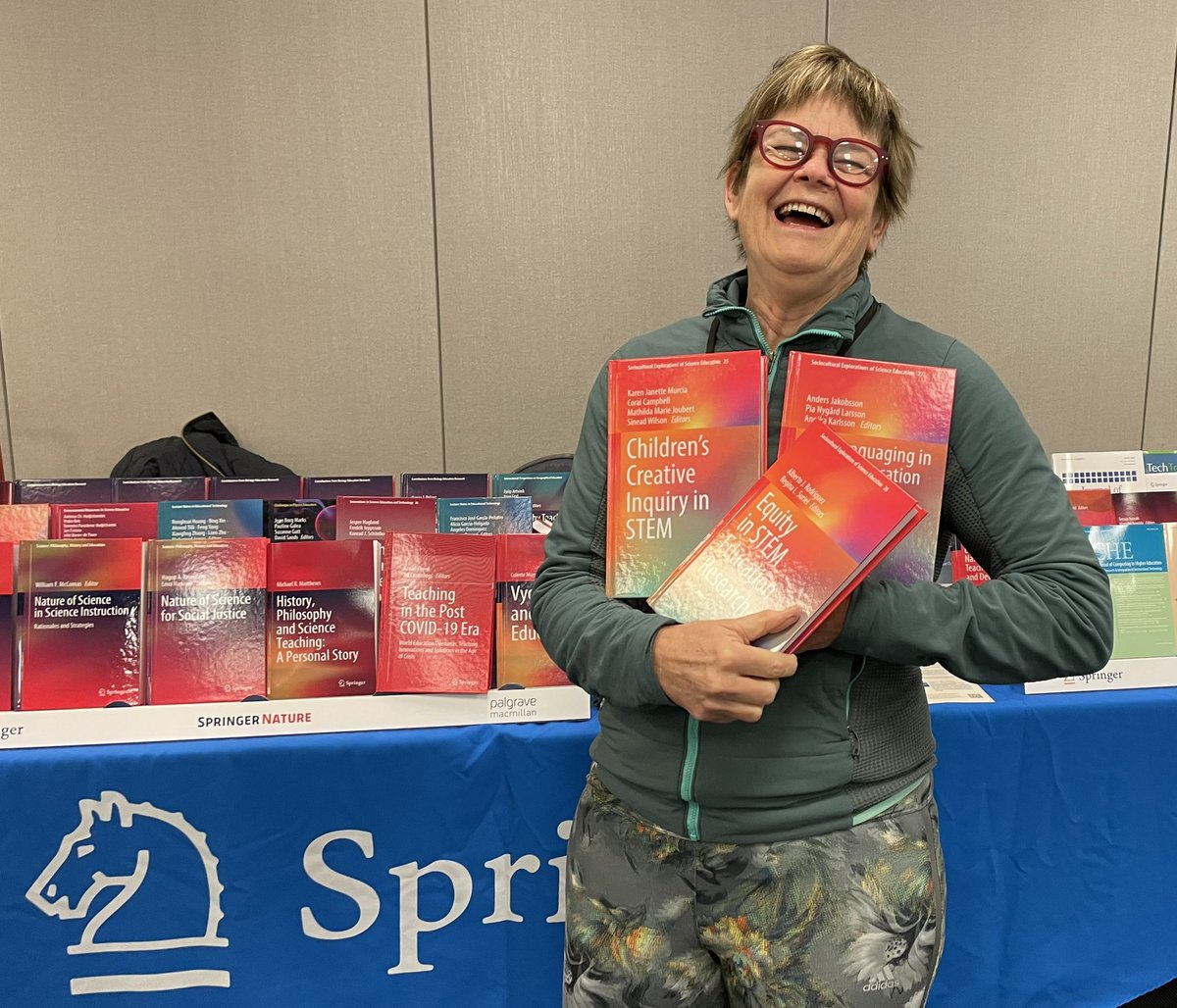 SpringerEdu's tweet photo. We had a great #NARST23 this year!! Looking forward seeing you again next year! #NARST24 https://t.co/IQTIBVbIM4