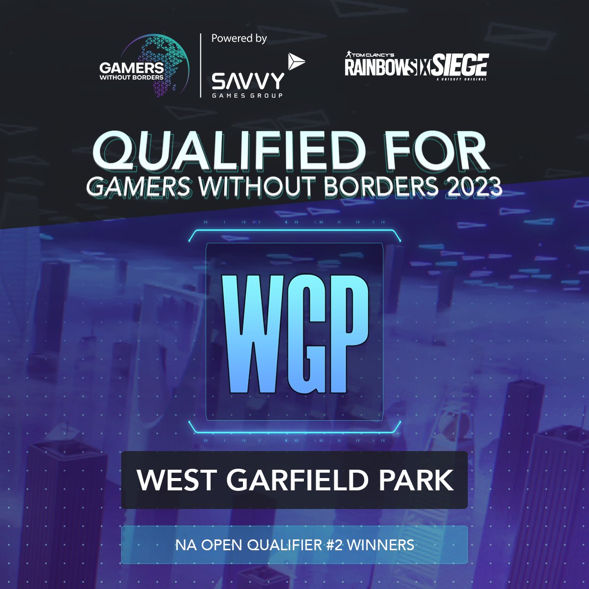 ⚠️🇺🇸🇸🇦 𝗪𝗘𝗦𝗧 𝗚𝗔𝗥𝗙𝗜𝗘𝗟𝗗 𝗣𝗔𝗥𝗞 WIN THE 2ND OPEN QUALIFIER OF THE 𝗚𝗔𝗠𝗘𝗥𝗦 𝗪𝗜𝗧𝗛𝗢𝗨𝗧 𝗕𝗢𝗥𝗗𝗘𝗥𝗦

HUGE UPSET HERE!

#WGP surprised everyone and qualified to the <a href="/gwbps/">Gamers Without Borders</a>!

Theere they'll face M80, DarkZero and Beastcoast to fight for a spot at the Gamers8!