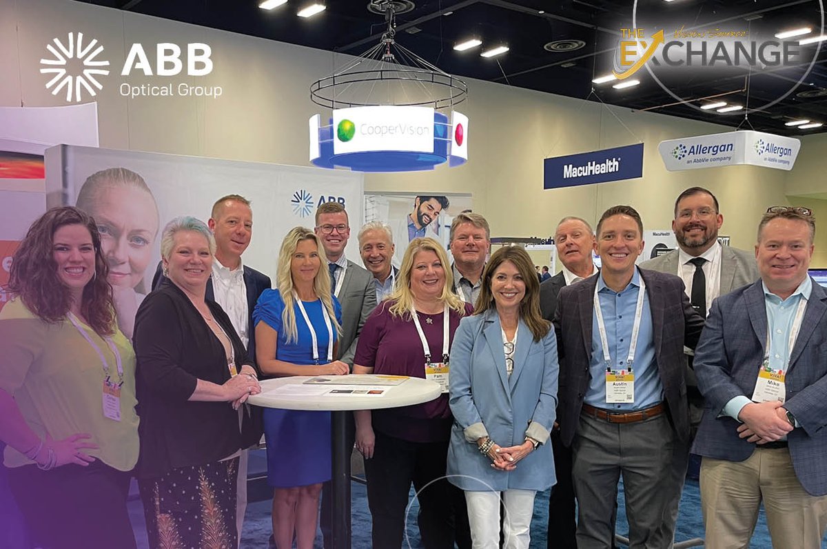 ABBOPTICALGROUP's tweet photo. VIVA! Coming to you live from Exchange - stop by booth 913 to see what's new at ABB. #VisionSource #VSExchange https://t.co/JmPcMU1xE9