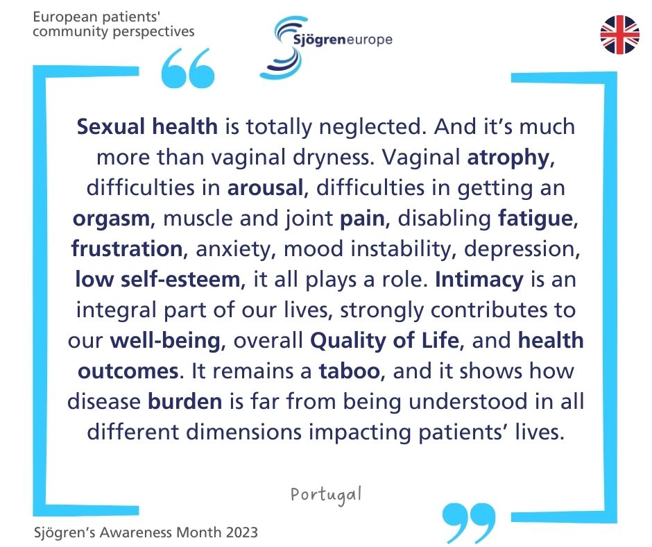 It's time for change! The numerous unmet needs must be acknowledged and addressed. #SjögrensAwarenessMonth #Sjögren #SjögrenEurope #patientsmatter #patientsvoice #timeforchange #StrongerTogether #unmetneeds