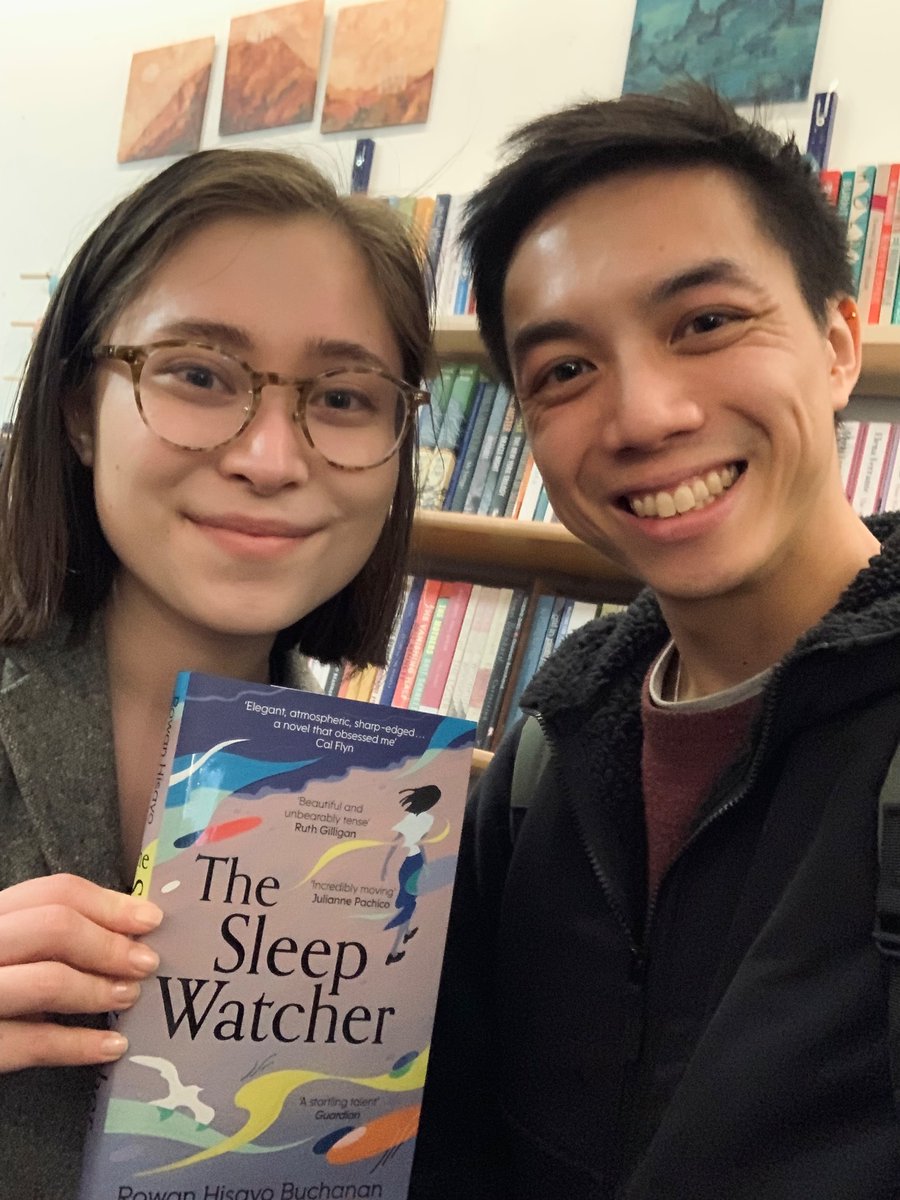 justinywlau's tweet photo. What fun to celebrate the book launch of @RowanHLB’s third novel, The Sleep Watcher, with @Naomified at the wonderful @BurleyFisher! 🙌

Thank you Rowan for being such an inspiration! ☺️ (P.S. The cake was great too! 🍰) https://t.co/8sPAabmBTz