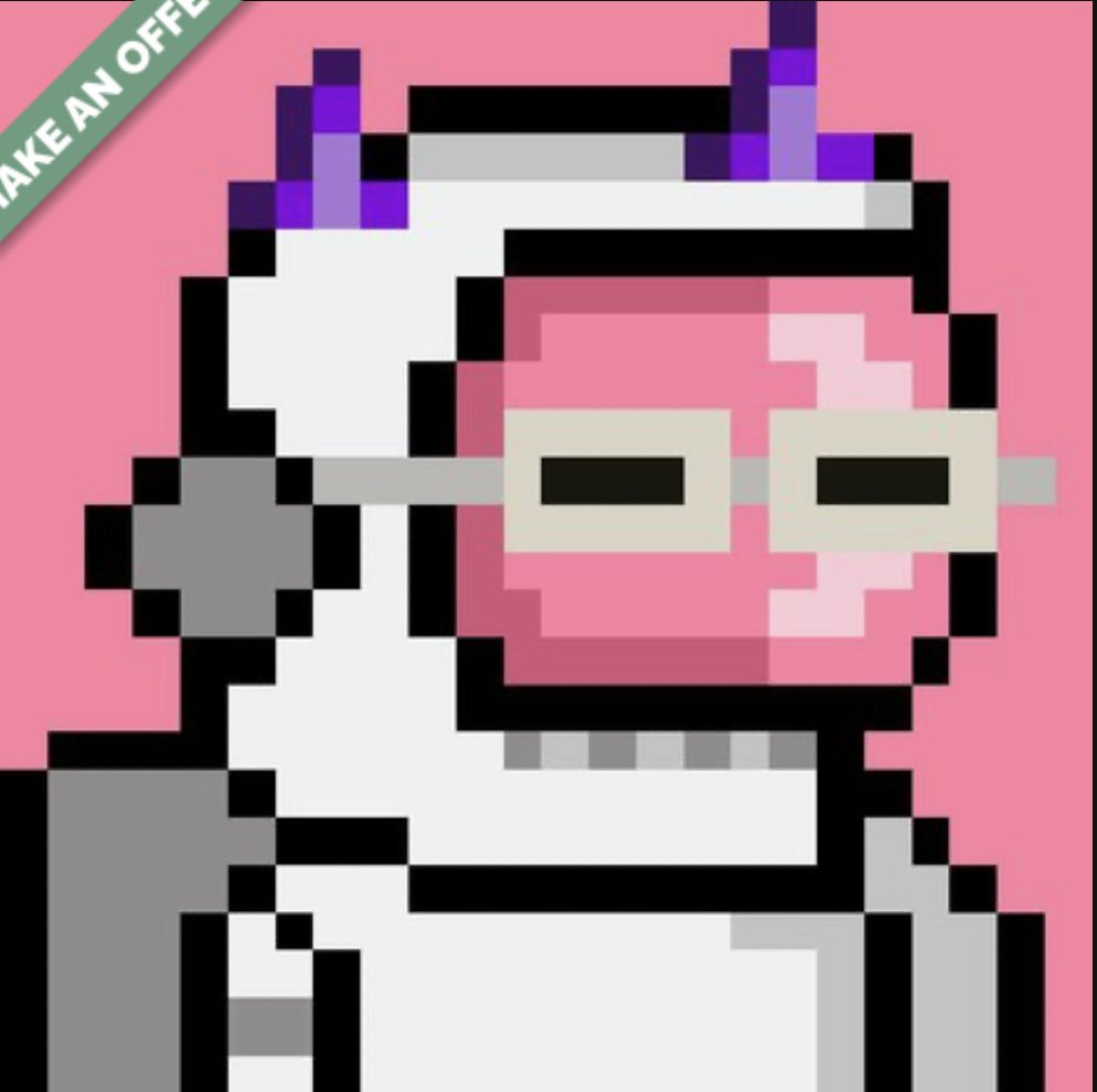 Just minted this pixel Astro from <a href="/AstroNaughties/">The AstroNaughties</a> these are fantastic &amp; the plans they have are fire