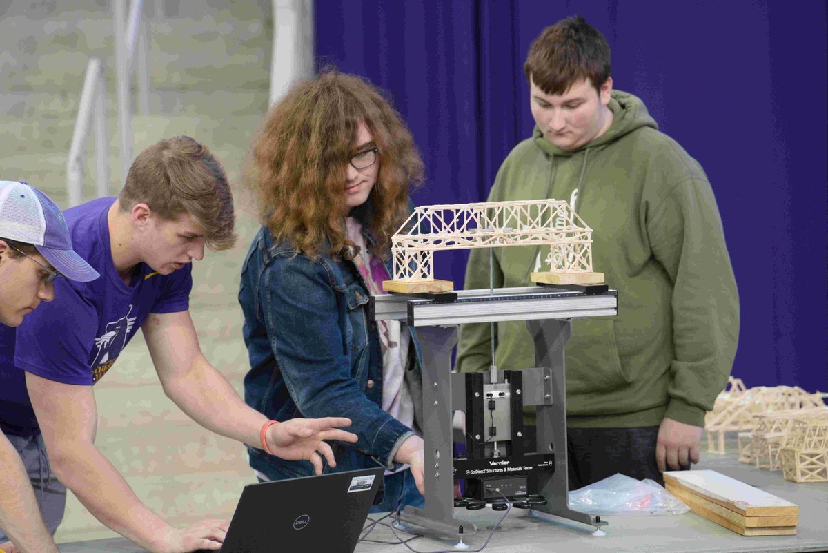 DavSchools's tweet photo. Students from Davenport Central competed in the State Physics Competition at UNI last week! Centrals top finish was the toothpick bridge building! The team included, Ethan Mammen and Cody Lorentzen, who finished in 6th place out of 41 entries! Way to go! 👏

#growingexcellenc ... https://t.co/d3eJB313w2