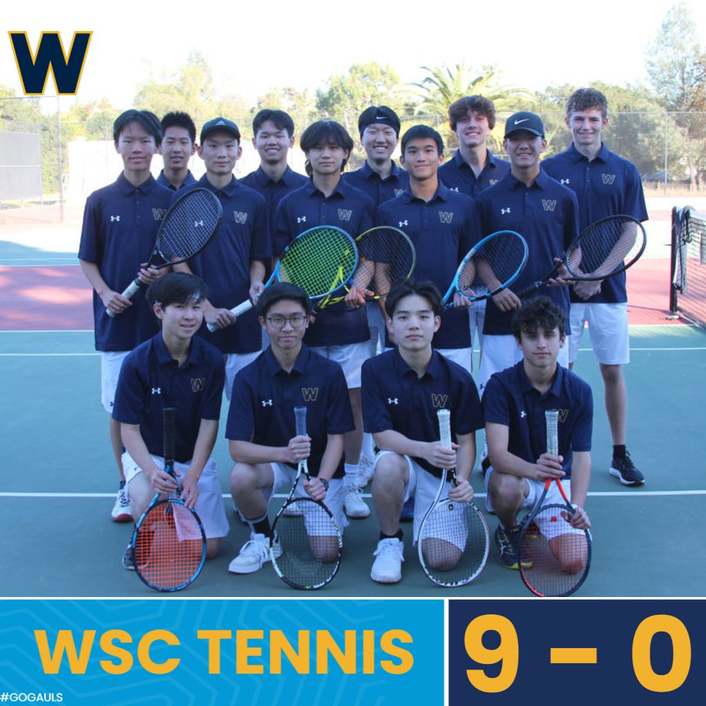 Hey Webb tennis fans! Did you know that our WSC Tennis team is UNDEFEATED?! They have won all nine games this season. They are hosting Western Christian this afternoon at 3:30 PM. Come out and support these amazing athletes! #gogauls