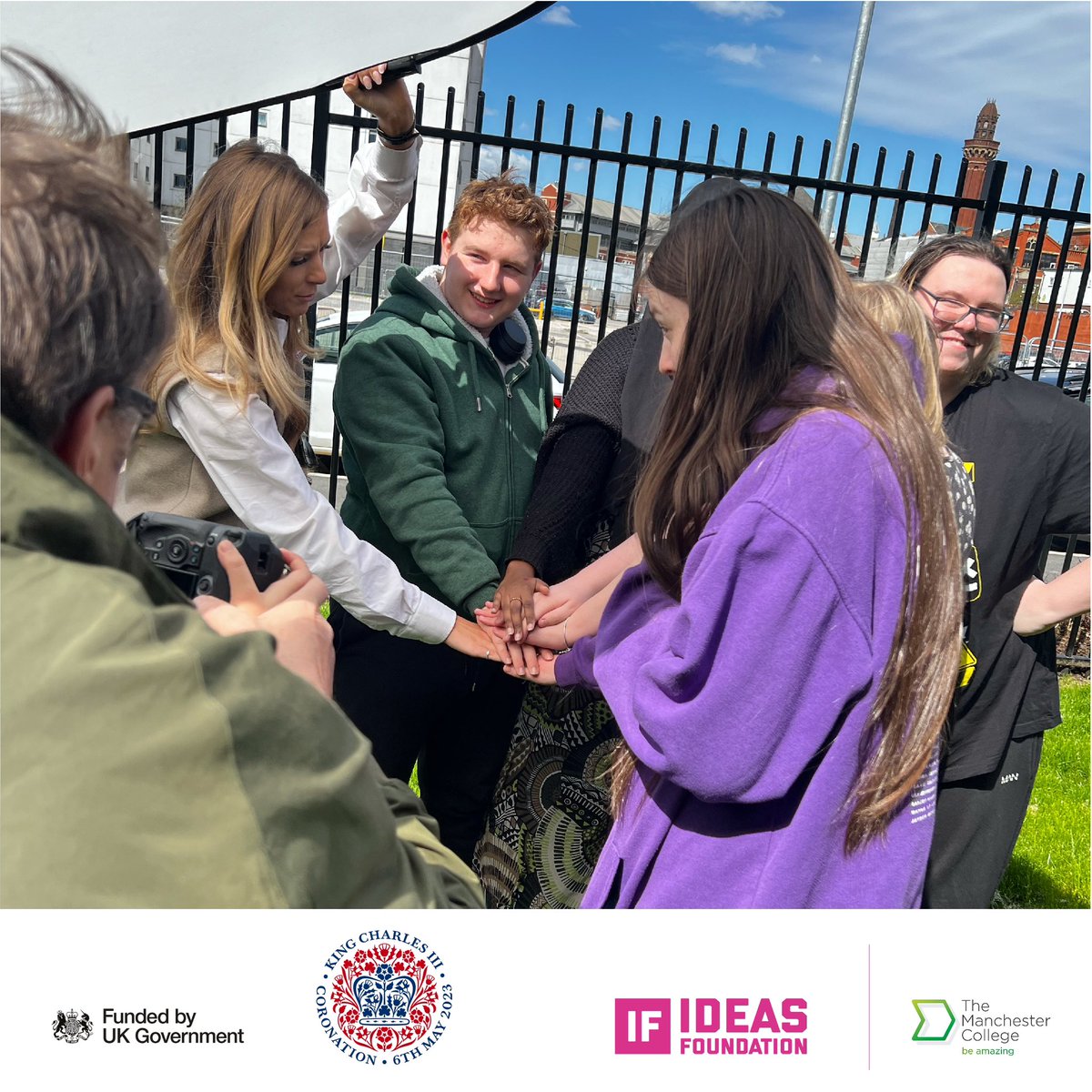 We were at <a href="/TheMcrCollege/">The Manchester College</a> today for another #CoronationGeneration poster design challenge workshop with a brilliant mix of students who were truly inspirational! Always a pleasure. 🥰