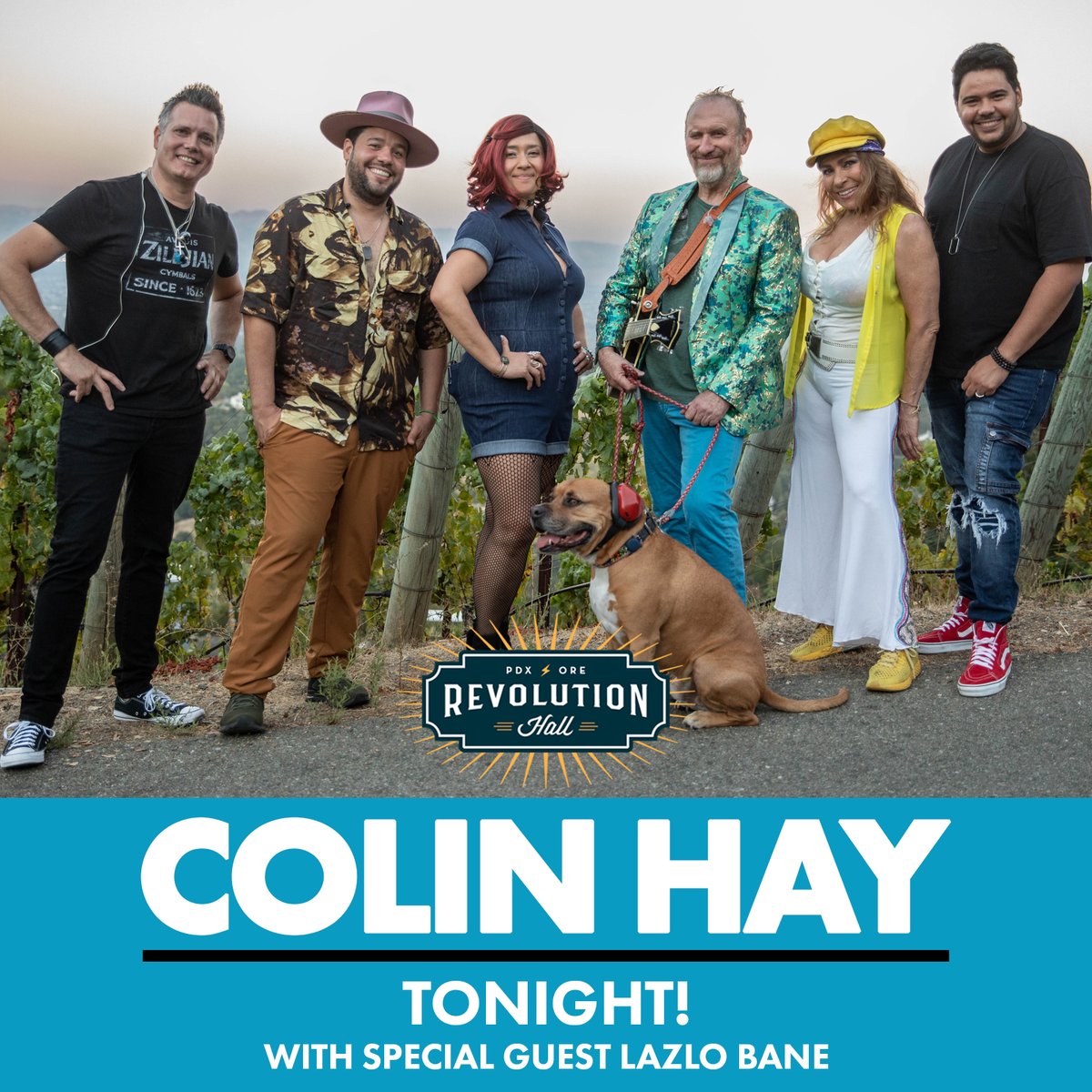 TONIGHT! <a href="/ColinHay/">Colin Hay</a> plays <a href="/RevHallpdx/">Revolution Hall</a> at 8pm, with special guest Lazlo Bane! Featuring his acoustic band, GRAMMY-winning Men at Work frontman Colin Hay visits solo with a collection of songs from his entire career. Tickets are on sale now!

TICKETS 🎟️ bit.ly/Hay2023