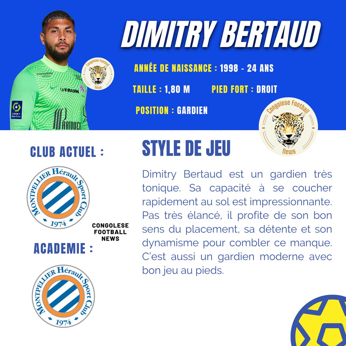 CongoleseFNews's tweet photo. 💡 | L’année dernière, nous vous annoncions sur notre Instagram l’origine congolaise de 𝐃𝐢𝐦𝐢𝐭𝐫𝐲 𝐁𝐞𝐫𝐭𝐚𝐮𝐝 par sa mère. Voici une présentation de son profil.
#RDC #DimitryBertaud #MHSC #CFN https://t.co/hpQaF9yiJg