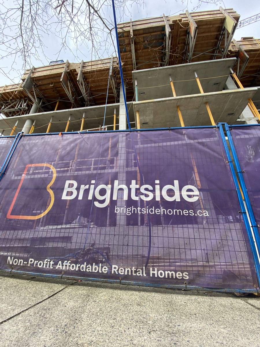 BrightsideHomes's tweet photo. Progress at The Aster in Mount Pleasant. Hard to believe how fast this new affordable rental housing is going up! #affordablehousing #vanhousing #nonprofit https://t.co/gyQz6NArpY