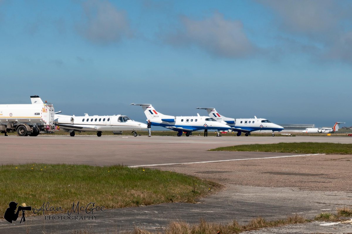 Busy airport today. <a href="/WICAirport/">Wick John O'Groats Airport</a>