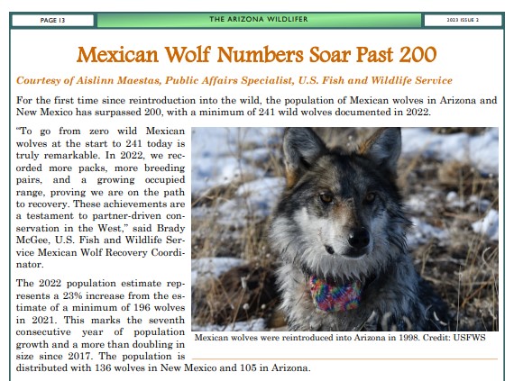 AZ Wildlife Society tweet media