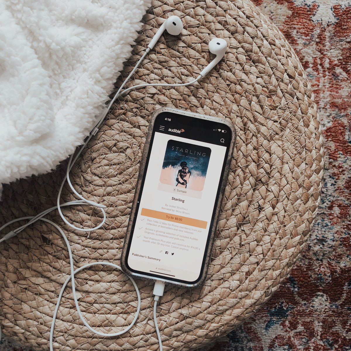 IsabelStrychacz's tweet photo. So excited that my book STARLING is now available on audiobook! &amp; not only that, but it’s narrated by the fantastic @MaraWilson! I can’t wait to have this magical story of small towns, sisters &amp; stars who fall from the sky reach readers in a new form. Thank you for listening 🤍🎧 https://t.co/ySR7PDitK3