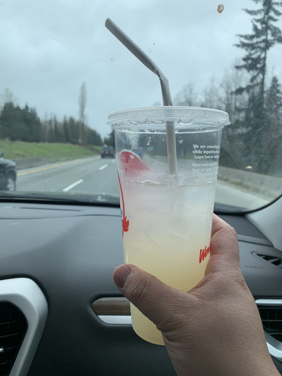 I sure do enjoy drinking my lemonade with a paper straw out of the provided plastic cup 😂 pure logic. It is 2023 I suppose.