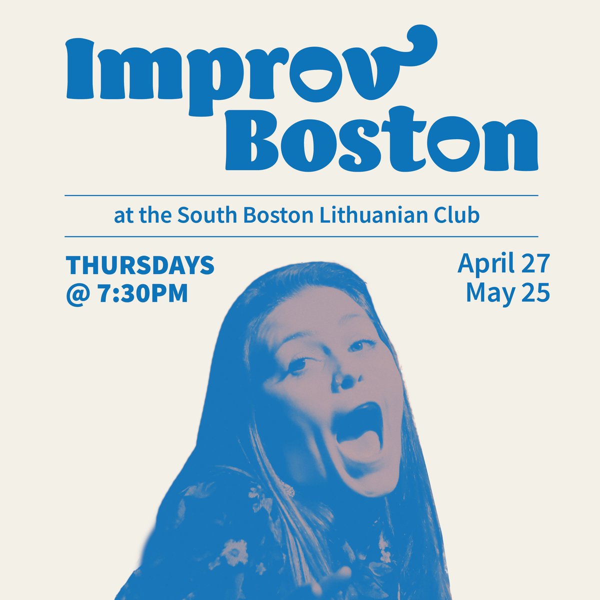 What?! A NEW Show coming up next week in a NEW Theater?
That's right... we're in Southie next Thursday night and Boston's newest hole-in-the-wall venue.. The Iron Wolf Theater!
4/27 - 7:30PM - Get your tix today

buff.ly/3MWP1X9