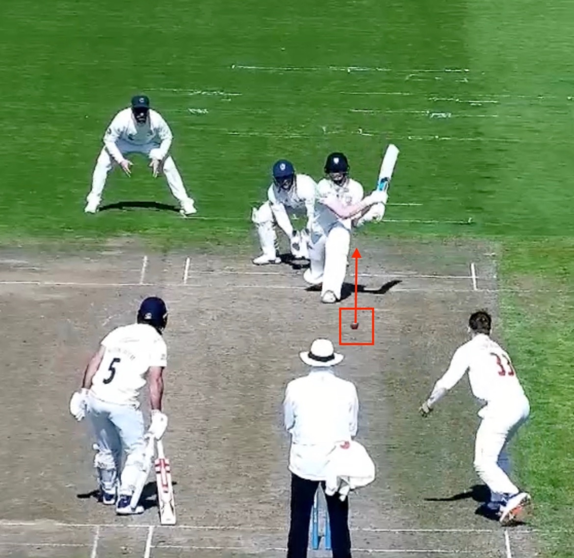 Something tells me <a href="/marnus3cricket/">Marnus Labuschagne</a> would not have been quite as enthused by this decision if he was batting…?