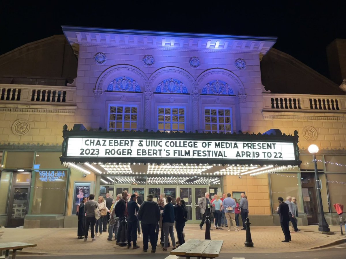 MediaAtIllinois's tweet photo. 🎬🍿🤩 @ebertfest is in full swing! Will we see you at the beautiful @thevirginia? Get tickets: https://t.co/WQybZKZZhe 🧡💙 #Ebertfest https://t.co/PfcntojpDW