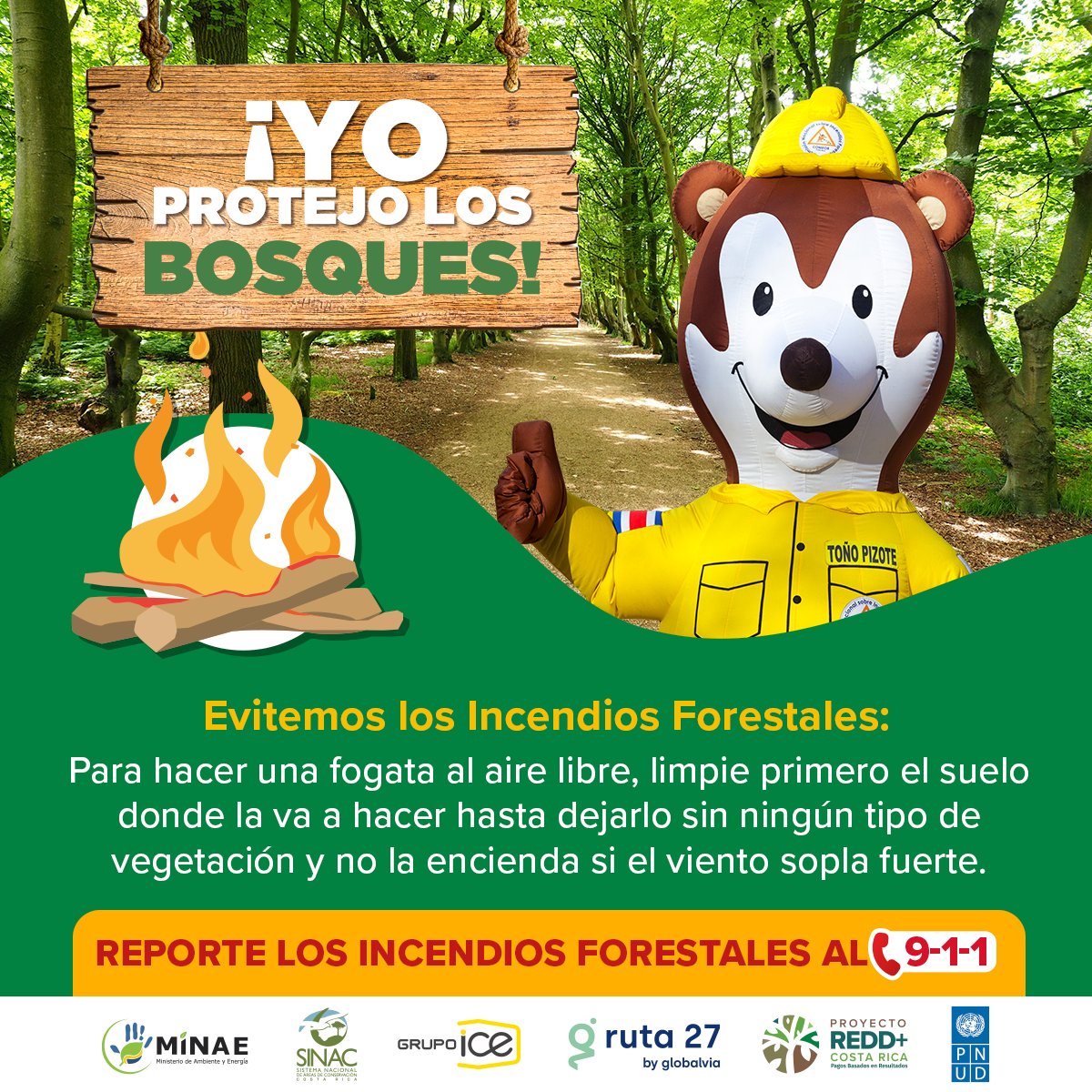 CRMinae's tweet photo. #YoProtejoLosBosques
Marzo y abril son dos meses críticos por incendios forestales
Reportálos al #911 #ProyectoREDD+PBR #NoDejarANadieAtrás
@sinac_cr @GrupoICEcr @tonopizote @autopdelsol @PNUDCR https://t.co/vlo6fICwT6