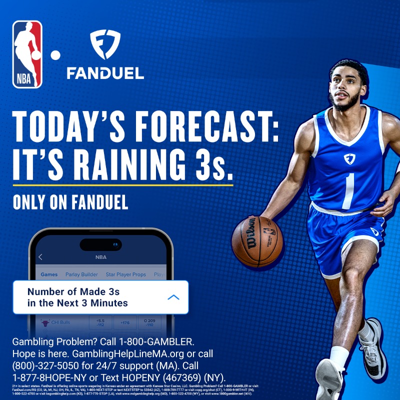 FDSportsbook's tweet photo. 🏀Get even more out of the NBA Playoffs with exciting new bets you’ll only find on FanDuel, America’s #1 Sportsbook. 🏀
