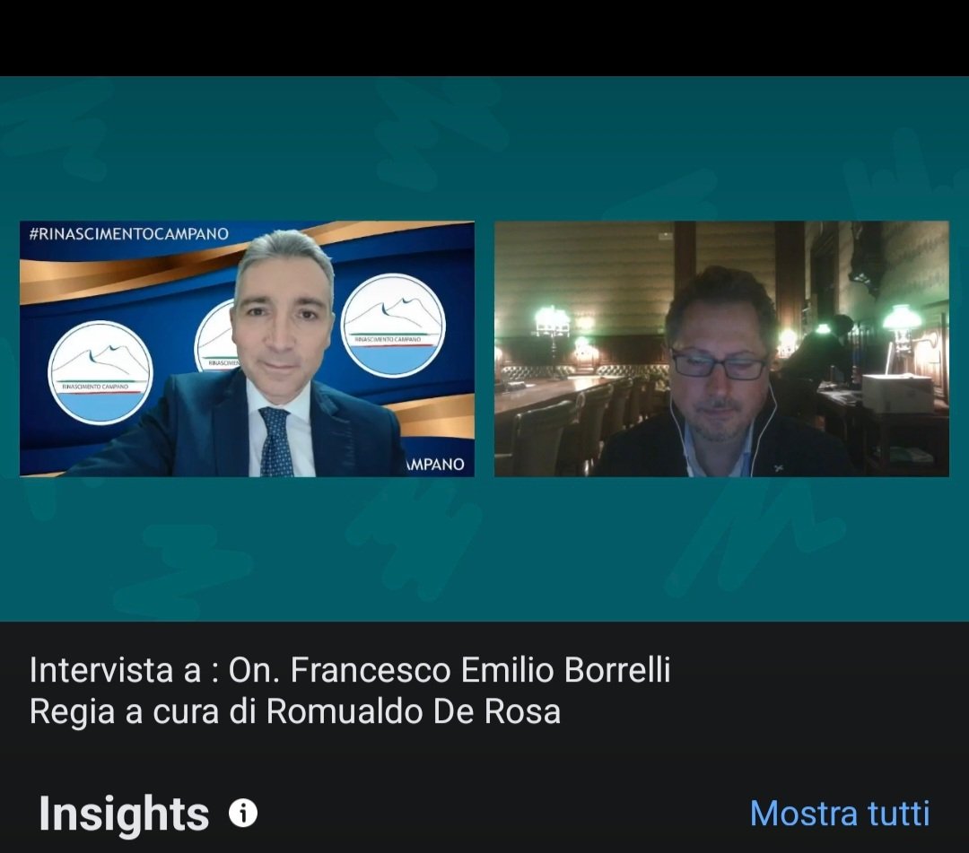 #rinascimentocampano
Intervista all'On.Francesco Emilio Borrelli. 
fb.watch/k1lOos_y8l/