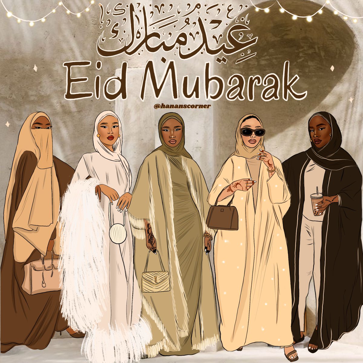 Eid Mubarak to you and yours 🫶🏽🤍 #EidAlFitr #EidMubarak