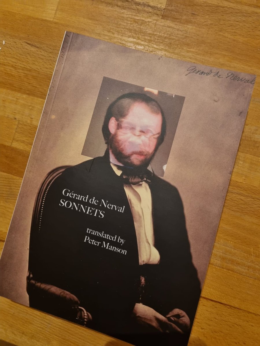 Really delighted to announce the publication of <a href="/undigest/">clo</a> Peter Manson's translations of the sonnets of Gérard de Nerval. runamokpress.com/books