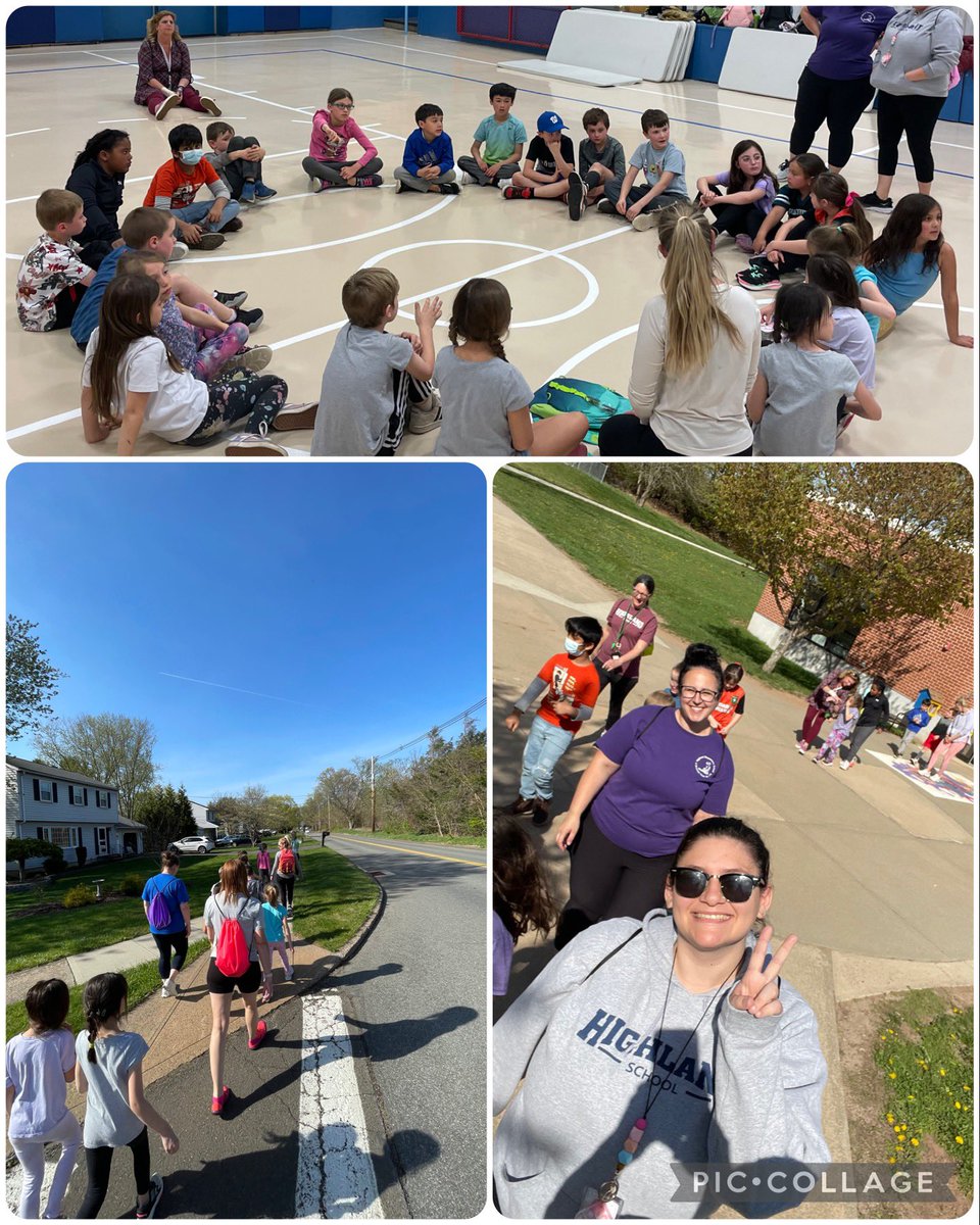 HighlandTigers's tweet photo. The Highland 2nd grade spring running club is back! 🏃‍♀️ ☀️ https://t.co/dlp90lA1Au