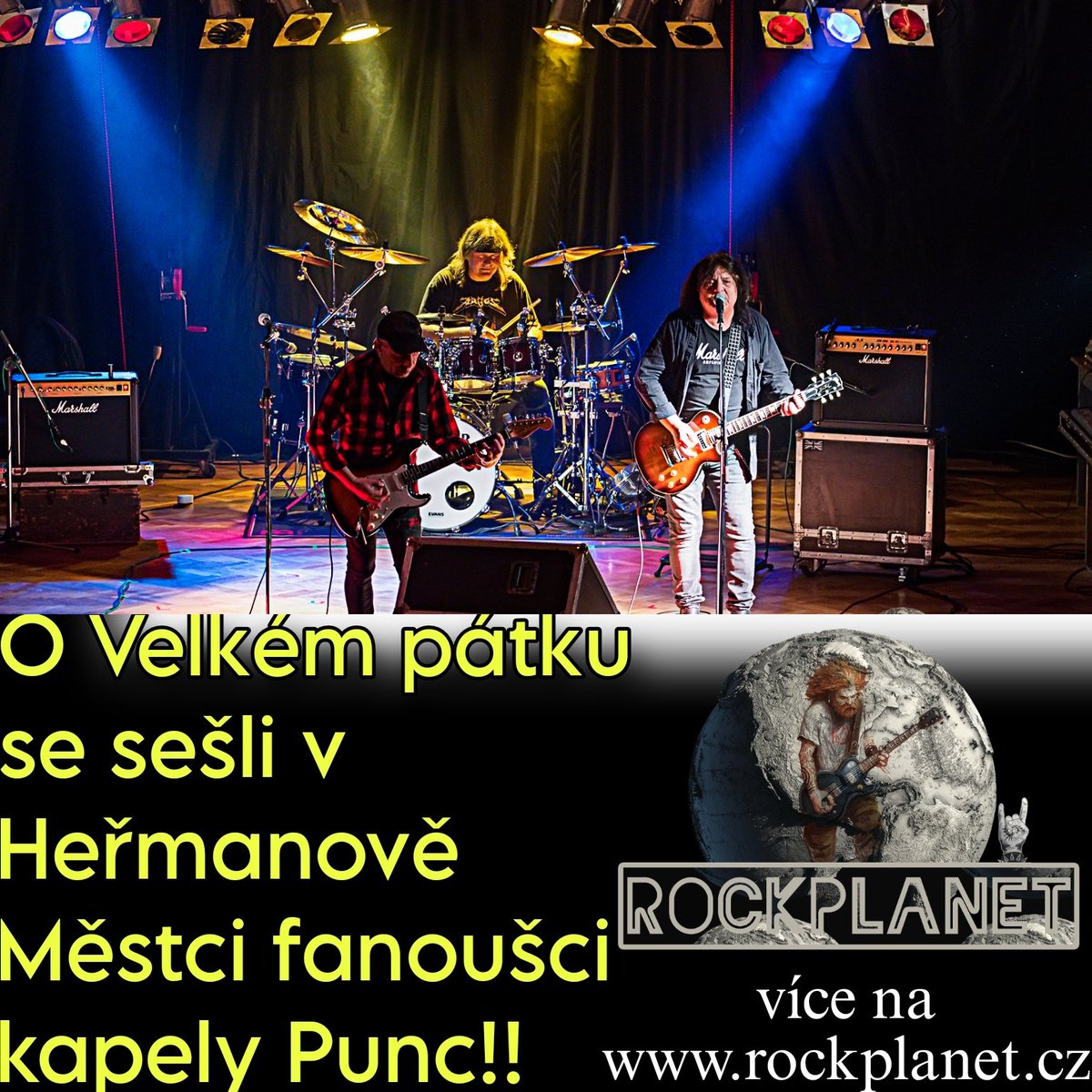 rockplanetoffic's tweet image. O Velkém pátku se sešli v Heřmanově Městci fanoušci kapely Punc!!

Punc, to je skvělá kapela která na Velký pátek 7.4. v Heřmanově Městci, rozjela velký mejdan.

Více najdete zde:
rockplanet.cz/o-velkem-patku…

#punc #punckapela #puncband #puncmusic #rock #rockmusic #rockband