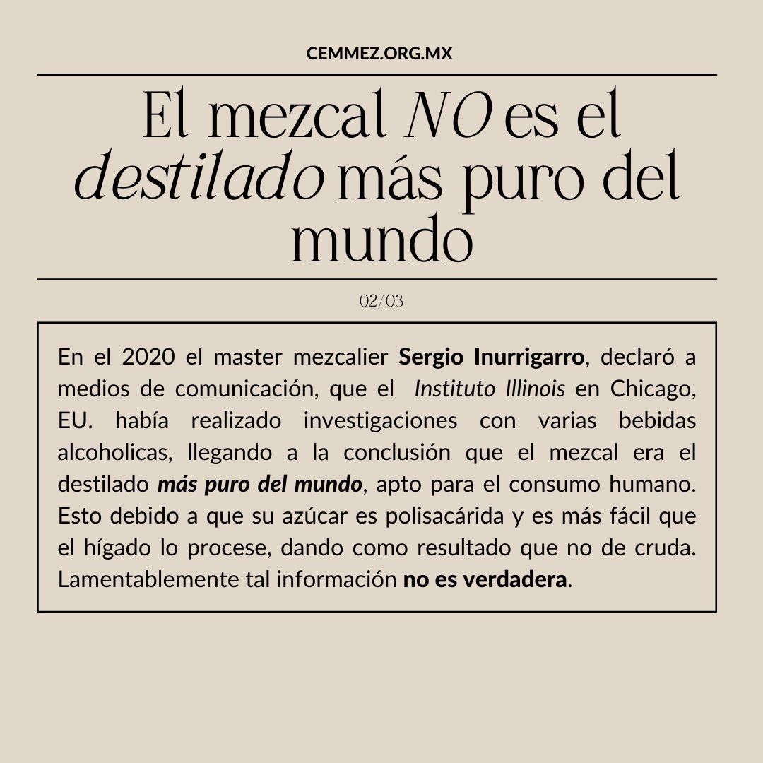 Cemmez_'s tweet photo. ¿Sabías qué el mezcal NO es el destilado más puro del mundo?

#mezcal #maguey #agave #culturadelmezcal #destiladosmexicanos #cemmez https://t.co/MvtWICRyji