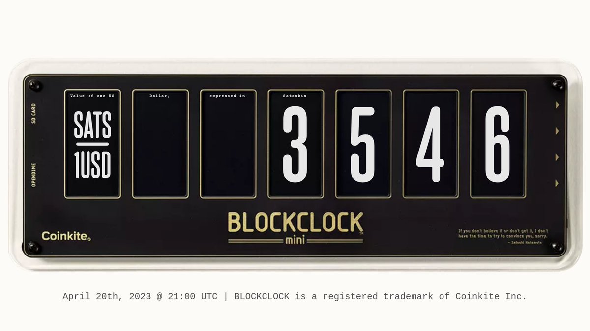The current block height is 786287.
For $1, you can buy 3,546 satoshis.
The price of 1 #BTC is $28,203.

Stats for the last hour:

- Number of blocks mined: 4
- Newly created coins: 25 BTC
- Number of transactions confirmed: 12718