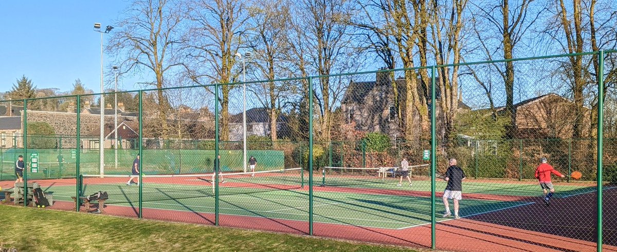 StrathavenLTC's tweet photo. Another great night of tennis in Strathaven.
The Men's 4th team won its opening league match 5-4.
Congratulations to Daniel, making his adult team debut alongside his Dad, sealing victory with a 6-0 3rd set win.👏😁
Best of all @TennisWestScot post-match hospitality is back! https://t.co/ipk1WuEkWu