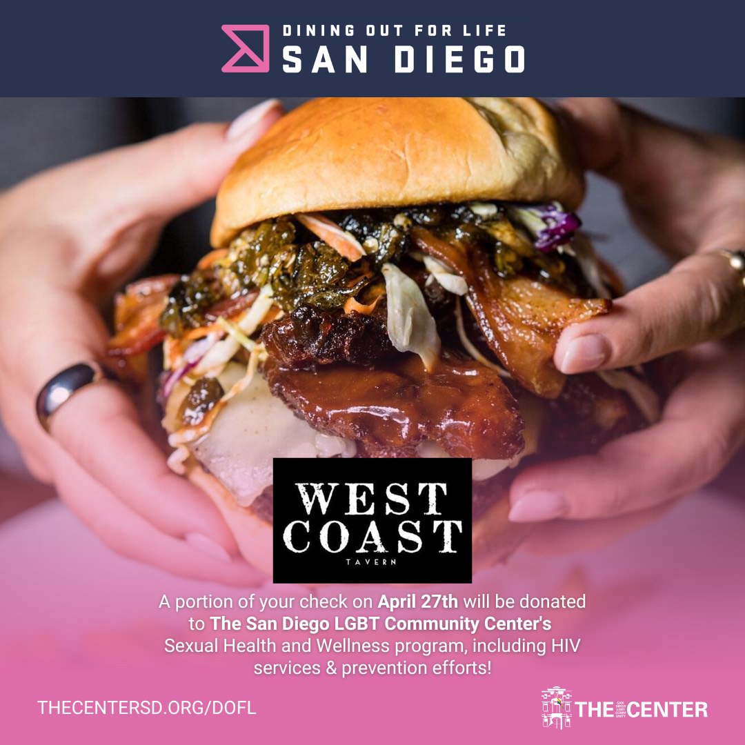 LGBT Center San Diego (@lgbtcenter) on Twitter photo ๐ด ๐ Show some love to more of our amazing #DOFLSD restaurants!
๐ฎ Tacotarian
๐ <a href="/oceanacoastal/">OceanaCoastalKitchen</a>
๐ <a href="/westcoasttavern/">West Coast Tavern</a>
๐ For more info and to see a full list of our participating locations, visit: TheCenterSD.org/DOFL ๐ด ๐ Show some love to more of our amazing #DOFLSD restaurants!
๐ฎ Tacotarian
๐ <a href="/oceanacoastal/">OceanaCoastalKitchen</a>
๐ <a href="/westcoasttavern/">West Coast Tavern</a>
๐ For more info and to see a full list of our participating locations, visit: TheCenterSD.org/DOFL