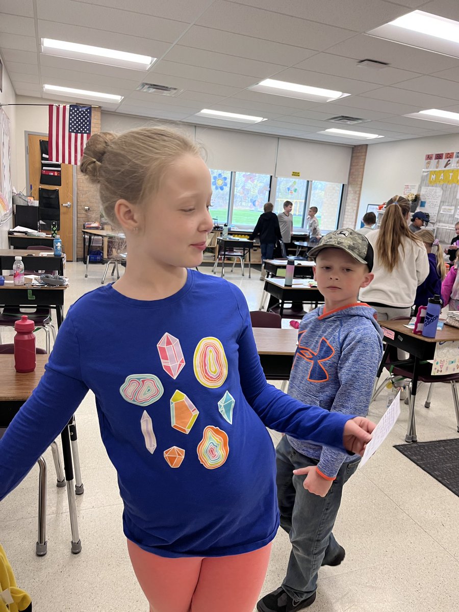 Parents wrote surprise notes of encouragement for their kids and they found them on their desks today! First day of state testing done ✔️ their reactions were priceless 🥰
