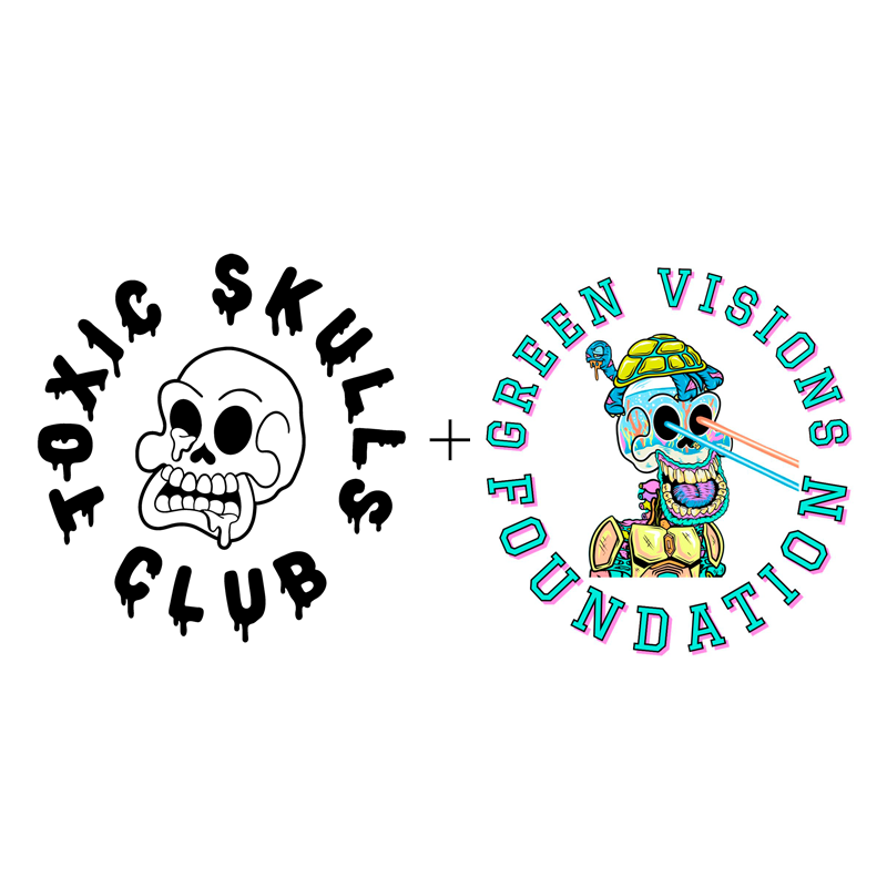 ToxicSkullsClub's tweet photo. TSC x GVF
Join in on the conversation happening tomorrow @ 12PM EST with @greenvisionsfnd!
We'll be discussing #TSCcleanup and ways we can all help protect our planet. โป๏ธ
Who's coming? ๐
#ToxicSkullsClub #EarthDay #NFTcommunity #cleanup https://t.co/trAMH6X0NR