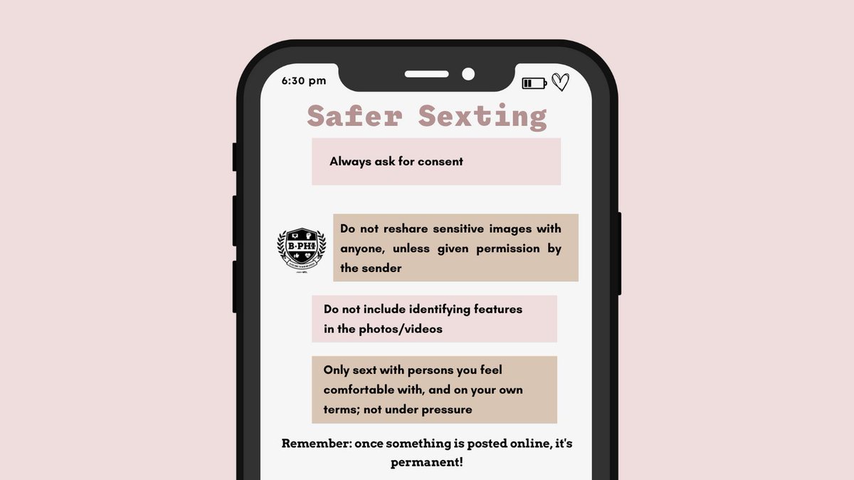 __goodas's tweet photo. What better way to close out my #BPHI #SexPositivity campaign than a quick guide to safe sexting? Most of us have done it sometime, especially with long-distance lovers. It’s important to be safe when sharing sensitive info & to understand the permanency of the internet. @ETRorg https://t.co/aX7dT9fCfo