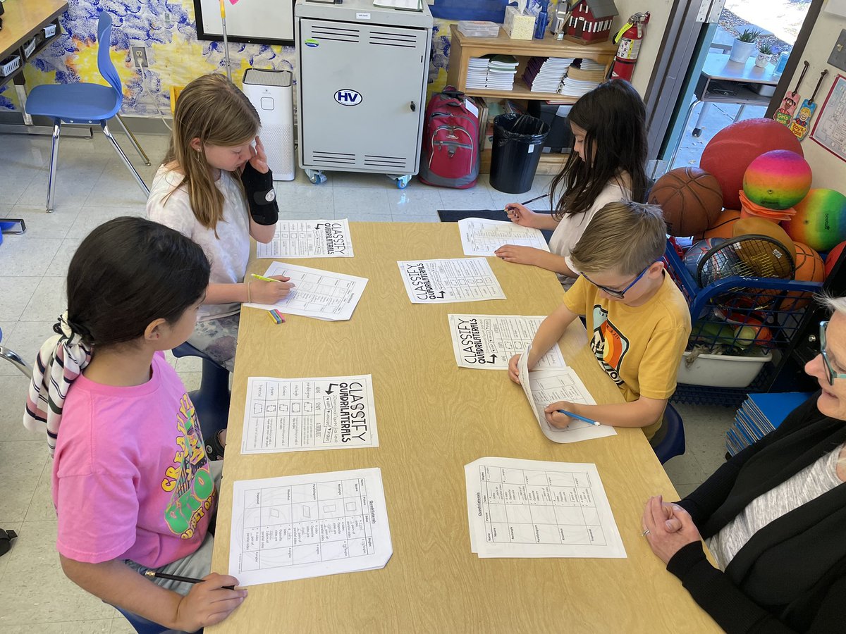 hveroom11's tweet photo. Learning about quadrilateral attributes. https://t.co/sGX8L5geDc