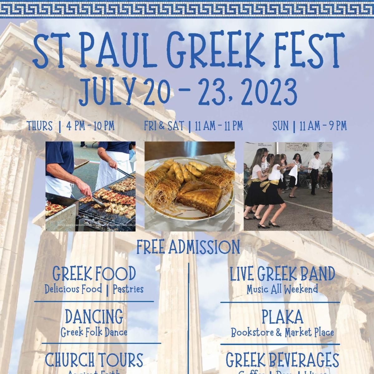 StPaulGOC's tweet photo. Our GREEK FEST Opens in 3 months!!! For updates, visit us at https://t.co/Plw86vQlk8
https://t.co/VdY0cpAJDS https://t.co/BhiEJ98fOR
