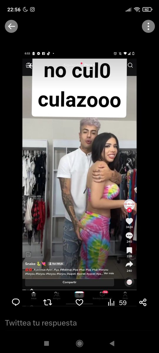 Tusanta208's tweet photo. @shopie_n @ZYTJavier Es que ya parece xxxvideos los envivos que hace con el Prófugoo https://t.co/b6TsX5OJiS