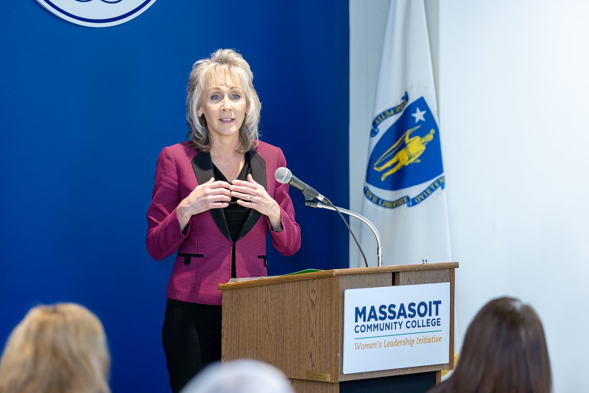 MassasoitCC's tweet photo. We were honored to have @massltgov, former Lt. Gov. @karynpolito, and Taunton Mayor and Massasoit alumnae @ShaunnaOconnell join us to deliver inspiring remarks. Please stay tuned for updates in the coming weeks and months. #Massasoit #MassasoitWLI #mapoli https://t.co/NvaMVWdAx7